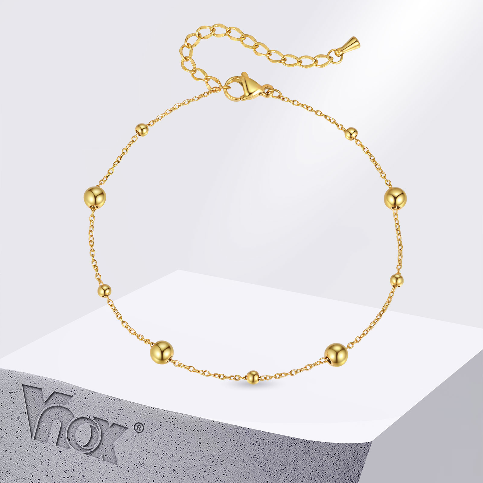 Jc Jewelry & Watches Photos - Ножные браслеты Vnox из нержавеющей стали
